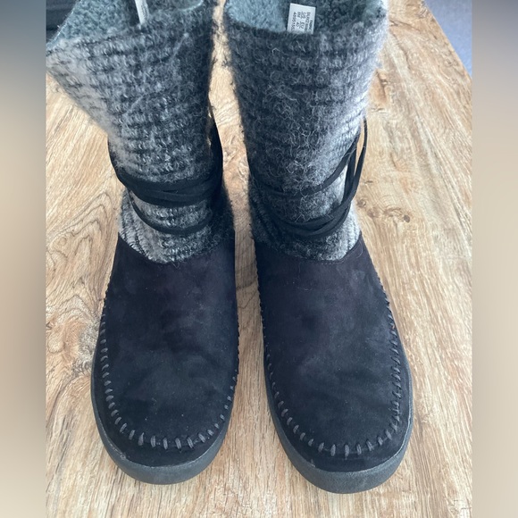 Route 66 sweater boots black and gray size 8 - Picture 2 of 10